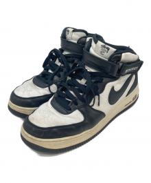 NIKE×stussy（ナイキ×ステューシー）の古着「エアフォース1 ミッド "ブラック アンド ライトボーン"」｜ブラック