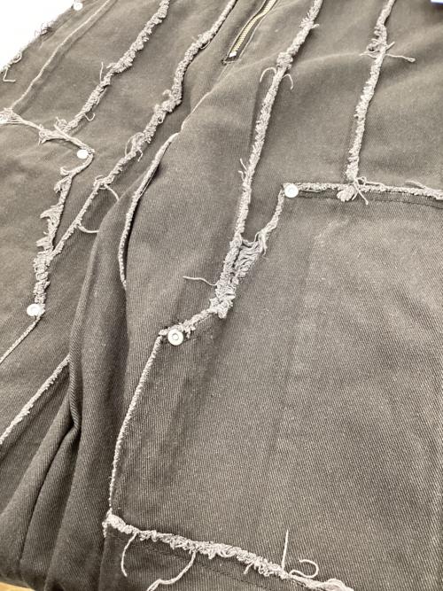 PRANK PROJECT（プランクプロジェクト）PRANK PROJECT (プランクプロジェクト) Raw Edge Panel Pants ブラック サイズ:38の古着・服飾アイテム