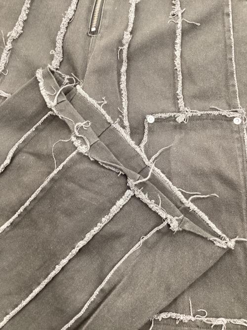 PRANK PROJECT（プランクプロジェクト）PRANK PROJECT (プランクプロジェクト) Raw Edge Panel Pants ブラック サイズ:38の古着・服飾アイテム