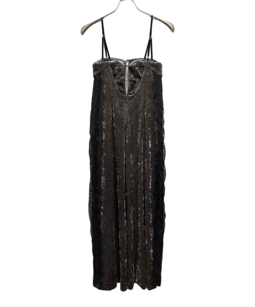 PRANK PROJECT（プランクプロジェクト）PRANK PROJECT (プランクプロジェクト) サイドレースベロアサロペット グレー サイズ:FREEの古着・服飾アイテム