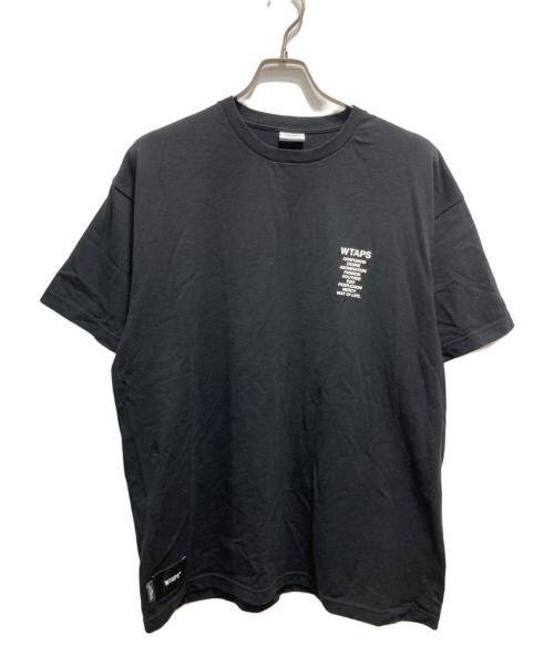 WTAPS（ダブルタップス）WTAPS (ダブルタップス) バックプリントTシャツ ブラック サイズ:XLの古着・服飾アイテム