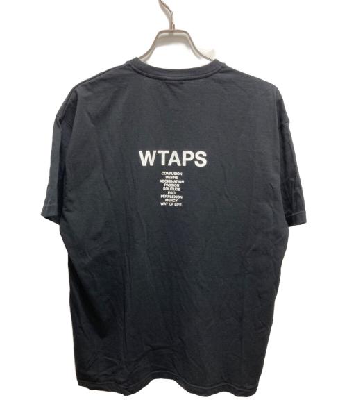 WTAPS（ダブルタップス）WTAPS (ダブルタップス) バックプリントTシャツ ブラック サイズ:XLの古着・服飾アイテム