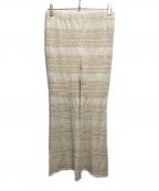 Couture d'adamクチュールドアダム）の古着「Crochet Hipsters PT」｜ベージュ