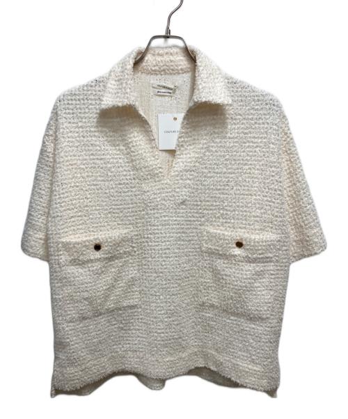 COUTURE D'ADAM Deauville Skipper shirt（Deauville パイルスキッパーシャツ）COUTURE D'ADAM Deauville Skipper shirt (Deauville パイルスキッパーシャツ) Deauville Skipper shirt ベージュ サイズ:M 未使用品の古着・服飾アイテム