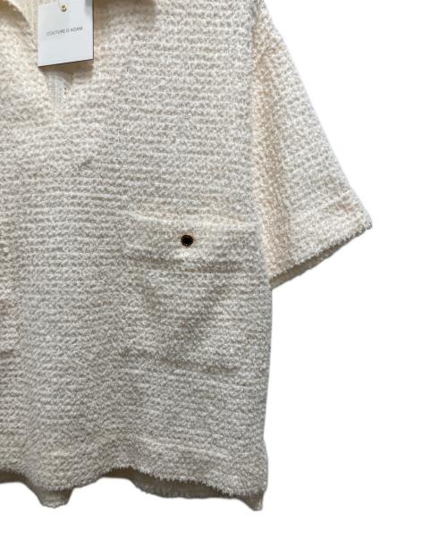 COUTURE D'ADAM Deauville Skipper shirt（Deauville パイルスキッパーシャツ）COUTURE D'ADAM Deauville Skipper shirt (Deauville パイルスキッパーシャツ) Deauville Skipper shirt ベージュ サイズ:M 未使用品の古着・服飾アイテム