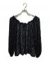 Couture d'adam（クチュールドアダム）の古着「Silk Spots Off Shoulder Blouse」｜ブラック