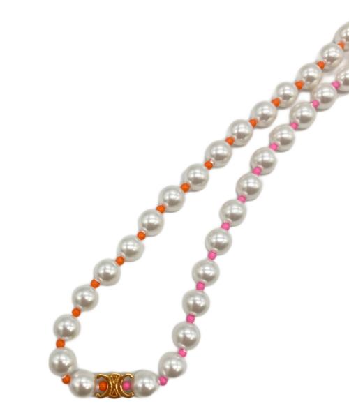 CELINE（セリーヌ）CELINE (セリーヌ) プラージュ パールネックレスの古着・服飾アイテム