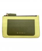 MARNIマルニ）の古着「フラグメントケース/TRUNK」｜イエロー×グリーン