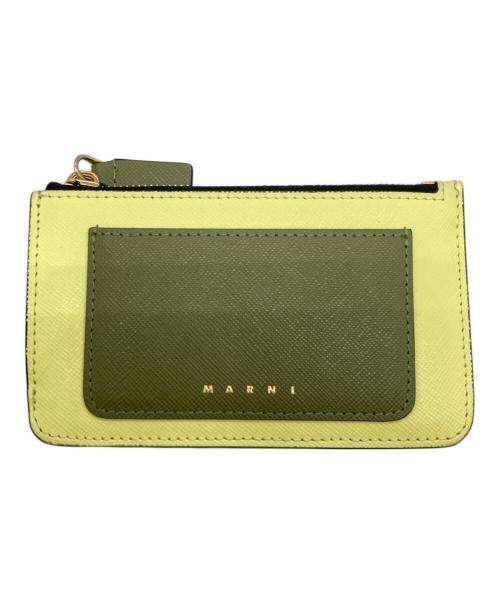 MARNI（マルニ）MARNI (マルニ) フラグメントケース/TRUNK イエロー×グリーンの古着・服飾アイテム