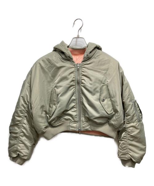 MAISON SPECIAL（メゾンスペシャル）MAISON SPECIAL (メゾンスペシャル) Multiway Short Length MA-1 カーキ サイズ:FREEの古着・服飾アイテム