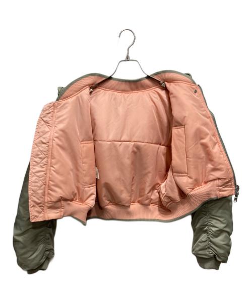 MAISON SPECIAL（メゾンスペシャル）MAISON SPECIAL (メゾンスペシャル) Multiway Short Length MA-1 カーキ サイズ:FREEの古着・服飾アイテム