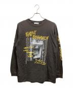 MAISON SPECIALメゾンスペシャル）の古着「EARLYROMANCE Long Sleeve T-shirt/」｜ダークグレー