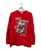 MAISON SPECIALメゾンスペシャル）の古着「EARLYROMANCE Long Sleeve T-shirt/」｜レッド