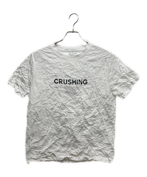 MAISON SPECIAL（メゾンスペシャル）MAISON SPECIAL (メゾンスペシャル) CRUSHING Washer T-shirt ホワイト サイズ:FREEの古着・服飾アイテム