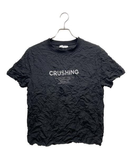 MAISON SPECIAL（メゾンスペシャル）MAISON SPECIAL (メゾンスペシャル) CRUSHING Washer T-shirt ブラック サイズ:FREEの古着・服飾アイテム