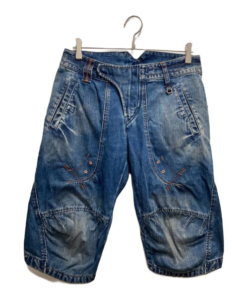 LE JEAN DE MARITHE FRANCOIS（ルジャンドゥ マリテフランソワジルボー）le jean de marithe francois  (ルジャンドゥ マリテフランソワジルボー) デニムパンツ ネイビー サイズ:Mの古着・服飾アイテム