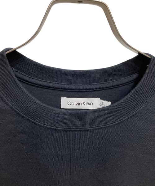 Calvin Klein（カルバンクライン）Calvin Klein (カルバンクライン) スタンダードロゴ リラックス クルーネックTシャツ ブラック サイズ:Mの古着・服飾アイテム