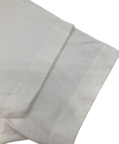 Calvin Klein Jeans（カルバンクラインジーンズ）Calvin Klein Jeans (カルバンクラインジーンズ) ﾌﾟﾚﾐｱﾑﾓﾉﾛｺﾞTｼｬﾂ ホワイト サイズ:Lの古着・服飾アイテム