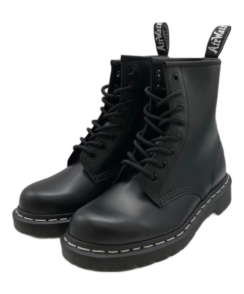 Dr.Martens（ドクターマーチン）Dr.Martens (ドクターマーチン) 8ホールホワイトステッチブーツ ブラック サイズ:UK4 未使用品の古着・服飾アイテム