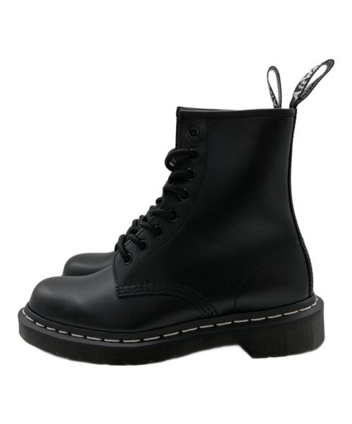 Dr.Martens（ドクターマーチン）Dr.Martens (ドクターマーチン) 8ホールホワイトステッチブーツ ブラック サイズ:UK4 未使用品の古着・服飾アイテム