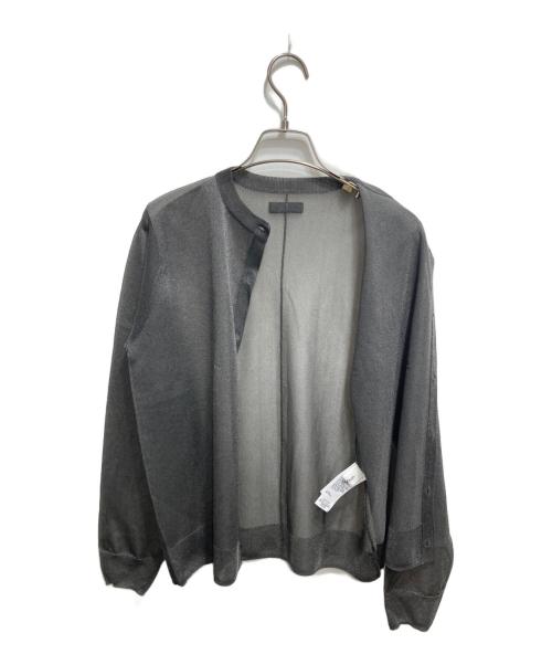 Mila Owen（ミラオーウェン）Mila Owen (ミラオーウェン) アンサンブルシアーニットカーディガン グレーの古着・服飾アイテム