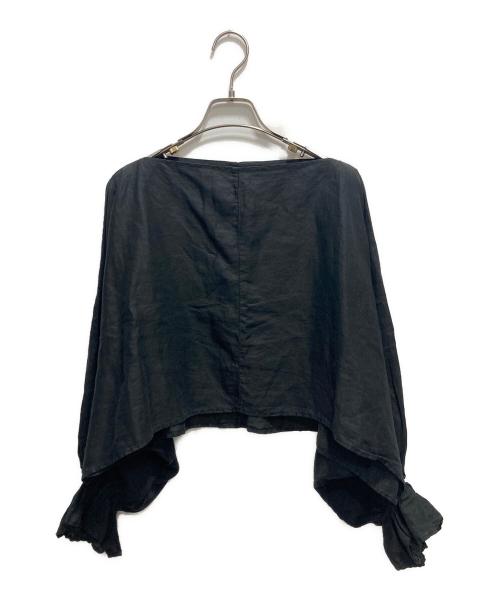 nest Robe（ネストローブ）nest Robe (ネストローブ) リネンンキャンディボレロ ブラック サイズ:Fの古着・服飾アイテム