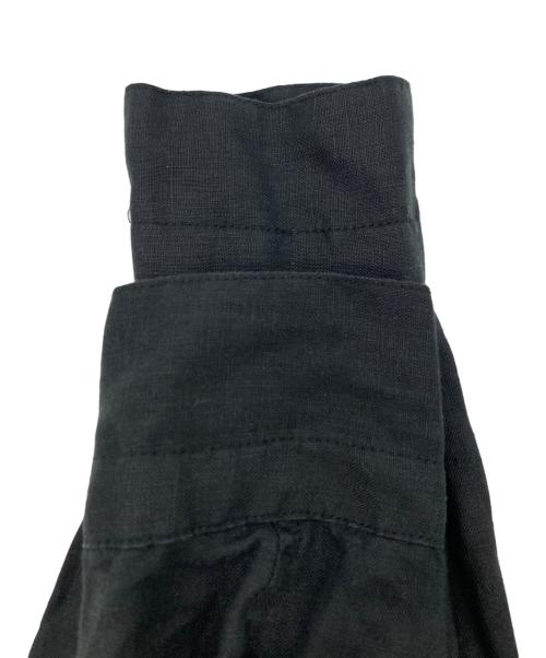 KAGURE（カグレ）KAGURE (カグレ) リネンオールインワン ブラック サイズ:FREEの古着・服飾アイテム