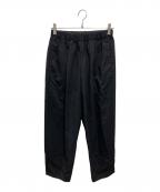 かぐれカグレ）の古着「クロップドイージートラウザー」｜ブラック