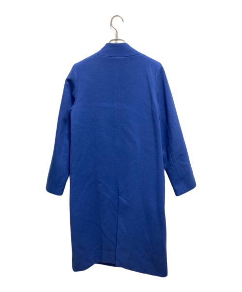 UNITED TOKYO（ユナイテッドトーキョー）UNITED TOKYO (ユナイテッドトーキョー) ノーカラーコート ブルー サイズ:1の古着・服飾アイテム