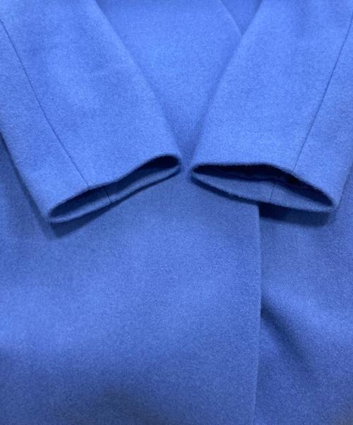 UNITED TOKYO（ユナイテッドトーキョー）UNITED TOKYO (ユナイテッドトーキョー) ノーカラーコート ブルー サイズ:1の古着・服飾アイテム