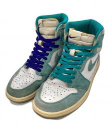 NIKE（ナイキ）の古着「エアジョーダン1 レトロ ハイ OG ターボ グリーン」｜スカイブルー