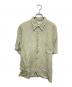 ST JOHN'S BAY（セントジョンズベイ）の古着「90s リネンコットンs/sシャツ」｜オリーブ