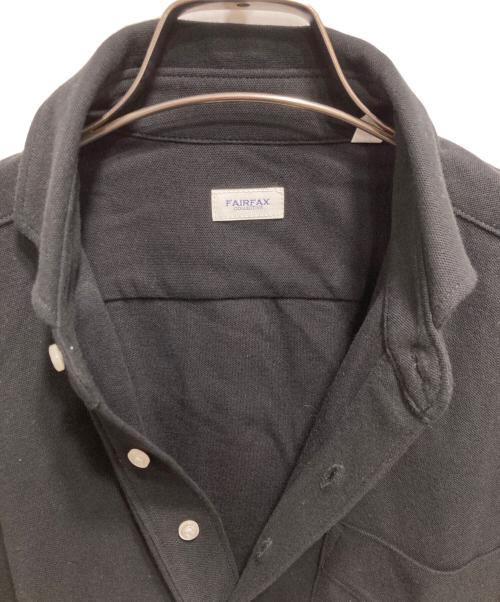 FAIRFAX（フェアファックス）FAIRFAX (フェアファックス) 半袖ポロシャツ 台衿付き ブラック サイズ:Ⅿの古着・服飾アイテム