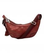 aniaryアニアリ）の古着「型押しショルダーバッグ」｜レッド