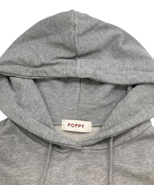 POPPY（ポピー）POPPY (ポピー) レースドッキングフーディー グレー サイズ:Fの古着・服飾アイテム