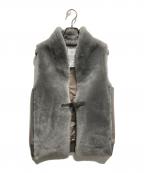 Sov.ソブ）の古着「ムートンダンボールニットベスト」｜グレー