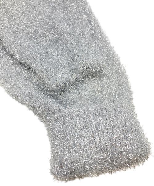 NAVE（ネイブ）NAVE (ネイブ) ラメニット プルオーバー シルバー サイズ:１の古着・服飾アイテム