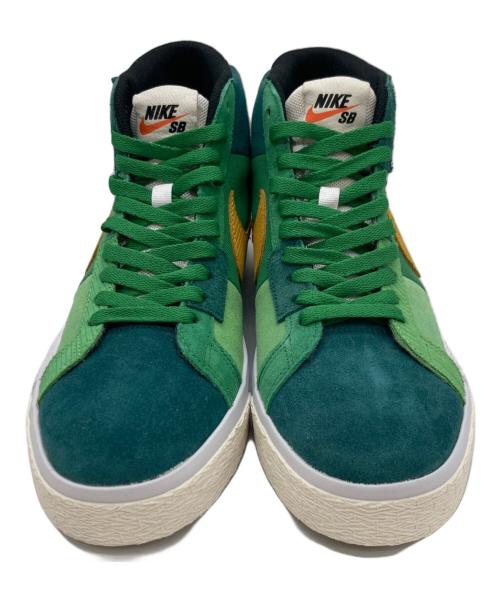 NIKE（ナイキ）NIKE (ナイキ) SB ZOOM BLAZER MID PRM グリーン サイズ:27の古着・服飾アイテム