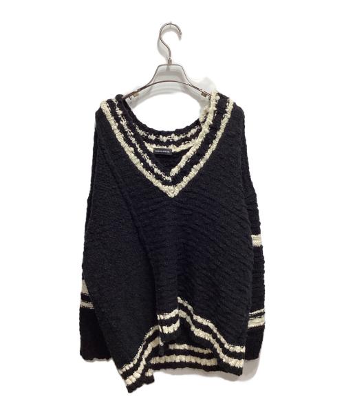 MAISON SPECIAL（メゾンスペシャル）MAISON SPECIAL (メゾンスペシャル) Tilden Oversize Knit Tops ブラック サイズ:FREEの古着・服飾アイテム