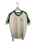 adidas（アディダス）の古着「オールドVネックTシャツ」｜アイボリー