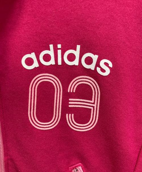 adidas（アディダス）adidas (アディダス) トラックジャケット/ダブルジップ 3ライン　Y2K ピンク サイズ:Ｌの古着・服飾アイテム