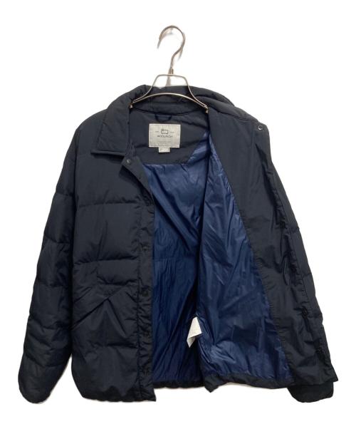 WOOLRICH（ウールリッチ）WOOLRICH (ウールリッチ) グレーロックダウンシャツジャケット ネイビー サイズ:Sの古着・服飾アイテム