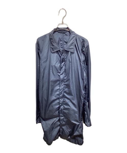 Cruciani（クルチアーニ）Cruciani (クルチアーニ) ステンカラーナイロンコート ネイビー サイズ:48の古着・服飾アイテム