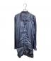 Cruciani（クルチアーニ）の古着「ステンカラーナイロンコート」｜ネイビー