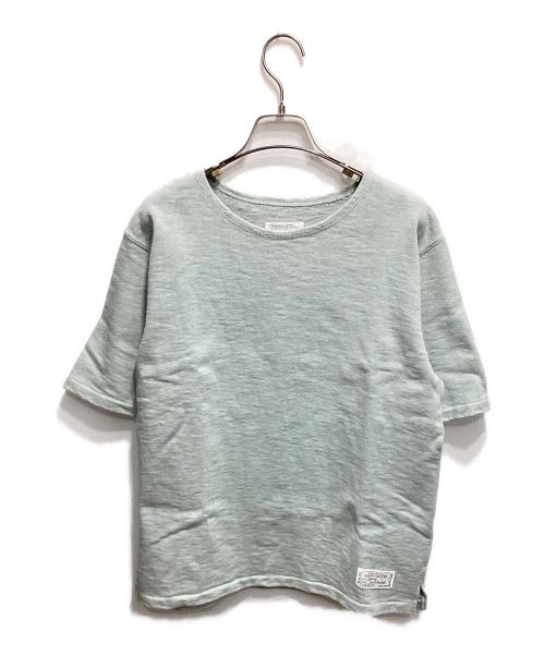 STUDIO D'ARTISAN&SA（ステュディオダルチザンアンドＳＡ）STUDIO D'ARTISAN&SA (ステュディオダルチザンアンドＳＡ) 半袖カットソー スカイブルー サイズ:38の古着・服飾アイテム