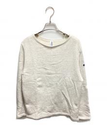 LOOPWHEELER×BEAMS PLUS（ループウィラー×ビームスプラス）の古着「別注ボートネックスウェット」｜グレー