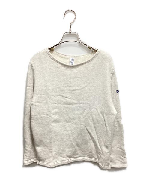 LOOPWHEELER（ループウィラー）LOOPWHEELER (ループウィラー) BEAMS PLUS (ビームスプラス) 別注ボートネックスウェット グレー サイズ:Sの古着・服飾アイテム