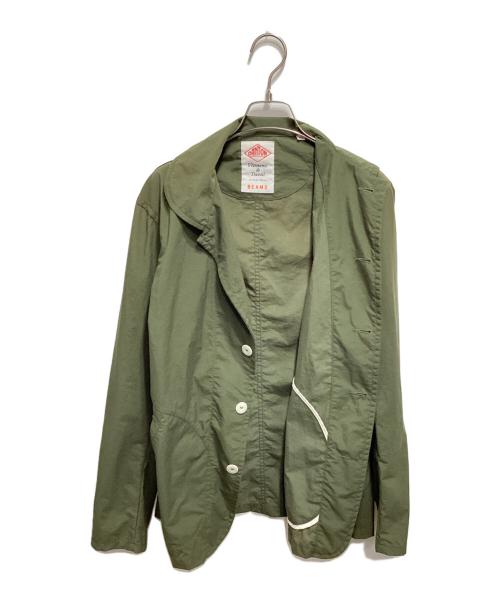 DANTON（ダントン）DANTON (ダントン) BEAMS (ビームス) ナイロンジャケット オリーブ サイズ:40の古着・服飾アイテム