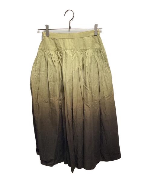 ISSEY MIYAKE PERMANENTE（イッセイミヤケ ペルマネンテ）ISSEY MIYAKE PERMANENTE (イッセイミヤケ ペルマネンテ) グラデーションスカート ベージュ サイズ:Ⅿの古着・服飾アイテム