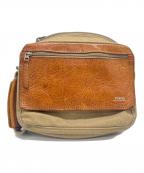 PORTERポーター）の古着「フィールド ショルダーポーチ」｜ブラウン